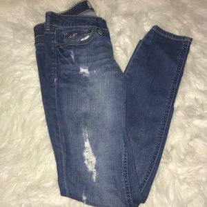 Hollister Distressed super skinny jeans